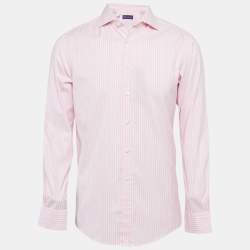 Ralph Lauren Pink Stripe Cotton Long Sleeve Shirt S