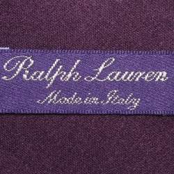 Pre Owned Ralph Lauren Purple Label Purple SIlk Tie