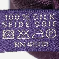 Pre Owned Ralph Lauren Purple Label Purple SIlk Tie