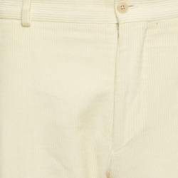 Ralph Lauren Purple Label Cream Corduroy Cotton Pants L