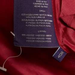 Ralph Lauren Purple Label Pink Herringbone Wool Blend Custom Fit Blazer M