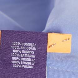 Ralph Lauren Purple Label Blue Cotton Long Sleeve Shirt S