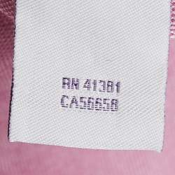 Ralph Lauren Purple Label Pink Cotton Button Front Tailored Fit Shirt L
