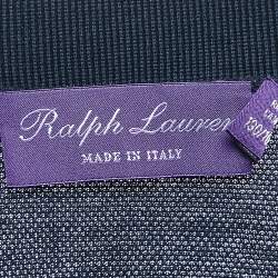  Ralph Lauren Purple Label Navy Blue Cotton Pique Polo T-Shirt XXL