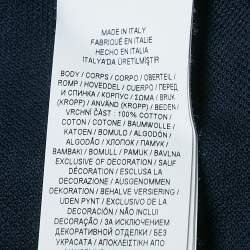  Ralph Lauren Purple Label Navy Blue Cotton Pique Polo T-Shirt XXL