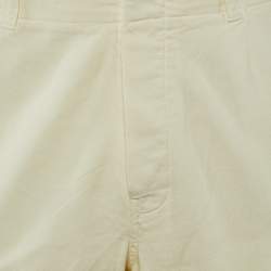 Pre Owned Ralph Lauren Purple Label Cream Cotton Cargo Pants XXL
