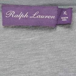 Pre Owned Ralph Lauren Purple Label Blue Jersey Crewneck T-Shirt XL