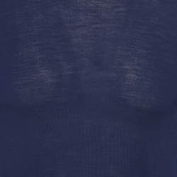 مملوكة مسبقًا Ralph Lauren Purple Label Blue Knit Crewneck Sweater M