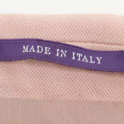 Pre Owned Ralph Lauren Purple Label Light Pink Cotton Blazer