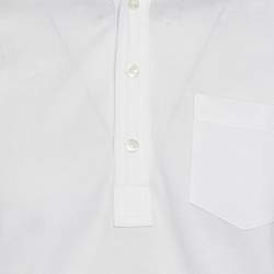 Pre Owned Ralph Lauren Purple Label White Cotton Polo T-Shirt S