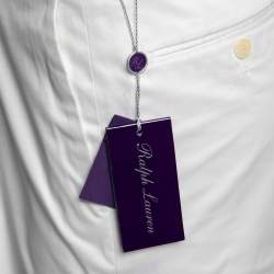 Pre Owned Ralph Lauren Purple Label White Cotton Slim Fit Trousers XXL Waist 38"