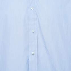 Pre Owned Ralph Lauren Purple Label Blue Cotton Button Front Sartorial Shirt 2XL