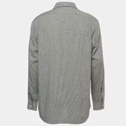 مملوكة مسبقًا Ralph Lauren Black Print Cotton Button Front Full Sleeve Shirt L