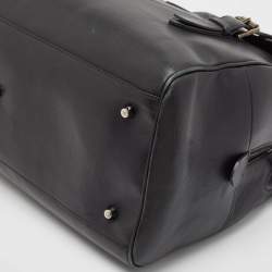 Pre Owned Ralph Lauren Black Leather Ricky 50 Weekender