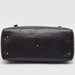 Pre Owned Ralph Lauren Black Leather Ricky 50 Weekender