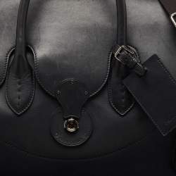 Pre Owned Ralph Lauren Black Leather Ricky 50 Weekender