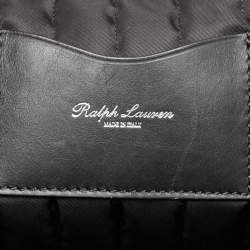 Pre Owned Ralph Lauren Black Leather Ricky 50 Weekender
