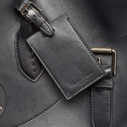 Pre Owned Ralph Lauren Black Leather Ricky 50 Weekender