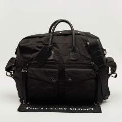 مملوكة مسبقًا Ralph Lauren Black Nylon Multi Pockets Duffel Bag