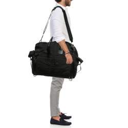 مملوكة مسبقًا Ralph Lauren Black Nylon Multi Pockets Duffel Bag