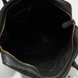 Pre Owned Ralph Lauren Black Leather Briefcase Bag