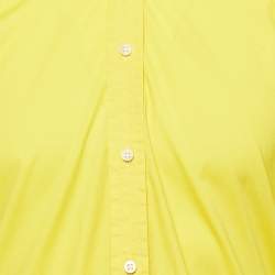 Pre Owned Ralph Lauren Yellow Cotton Long Sleeve Shirts M