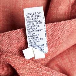 Ralph Lauren Coral Red Cotton Custom Fit Button Down Shirt M