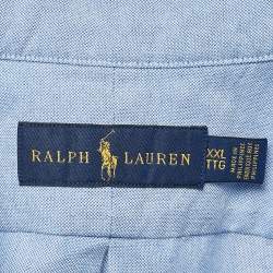 Pre Owned Ralph Lauren Blue Cotton Long Sleeve Shirt XXL