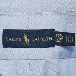 Pre Owned Ralph Lauren Blue Cotton Long Sleeve Shirt XXXL