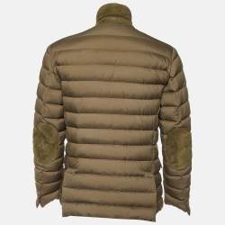 مملوكة مسبقًا Ralph Lauren Olive Green Synthetic Quilted Down Jacket L