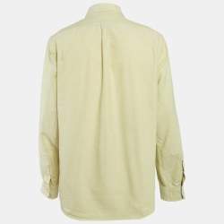 Pre Owned Ralph Lauren Light Green Cotton Slim Fit Shirt XL