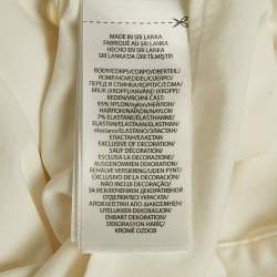Pre Owned Ralph Lauren White Stretch Nylon Classic Fit Shirt XL