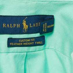 Pre Owned Ralph Lauren Green Cotton Slim Fit Shirt XL