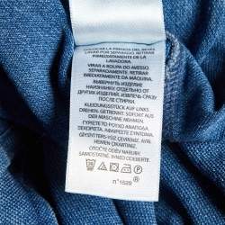 Ralph Lauren Blue Cotton Featherweight Mesh Button Down Shirt M