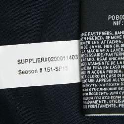 Pre Owned Ralph Lauren Black Nylon Zip-Up Quilted Biker Jacket S