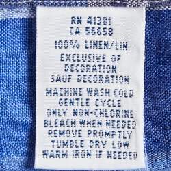 Pre Owned Ralph Lauren Blue Tartan Check Cotton Long Sleeve Shirt M