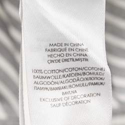 Pre Owned Ralph Lauren Grey Striped Cotton Long Sleeve Shirt M