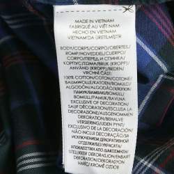 Ralph Lauren Blue/Green Tartan Check Cotton Classic Fit Shirt XL