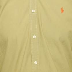 Pre Owned Ralph Lauren Green Cotton Classic Fit Shirt M