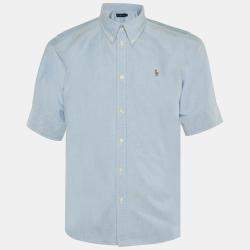 Ralph Lauren Light Blue Denim Button Front Shirt XL