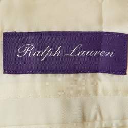 Ralph Lauren Cream Wool Tailored Blazer M