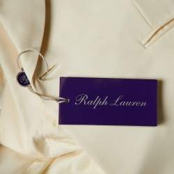 Ralph Lauren Cream Wool Tailored Blazer M