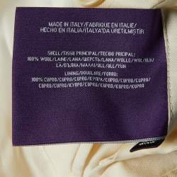Ralph Lauren Cream Wool Tailored Blazer M