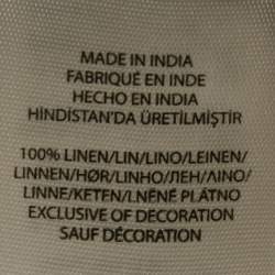 Pre Owned Ralph Lauren Navy Blue Logo Embroidery Linen Button Down Shirt S