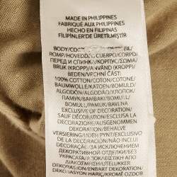 Pre Owned Ralph Lauren Camel Brown Logo Embroidered Cotton Custom Fit Shirt M