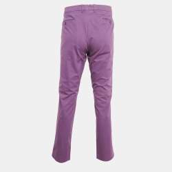 Pre Owned Ralph Lauren Purple Cotton Chino Trousers XXL