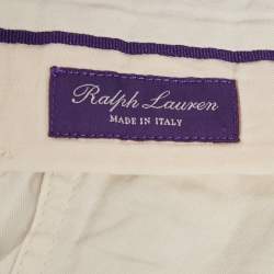 Pre Owned Ralph Lauren Purple Cotton Chino Trousers XXL