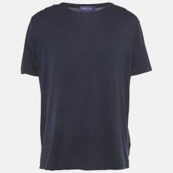 Pre Owned Ralph Lauren Purple Label Blue Jersey T-Shirt XL