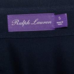 Pre Owned تي شيرت بولو رالف لورين بيربل ليبل أزرق قطن صغير