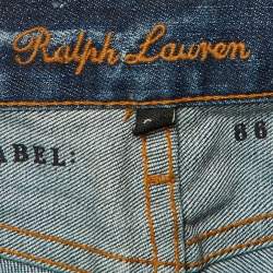 Pre Owned Ralph Lauren Black Label Navy Blue Denim 867 Jeans S Waist 34" 